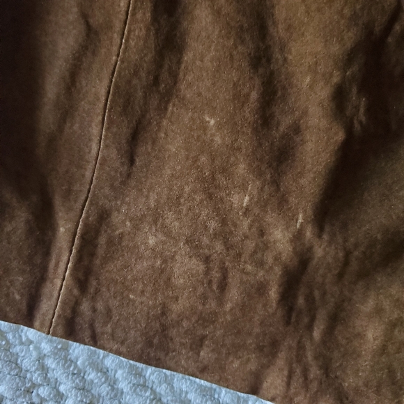 Vintage Deadstock Brown Leather Mini Skirt - Picture 16 of 16